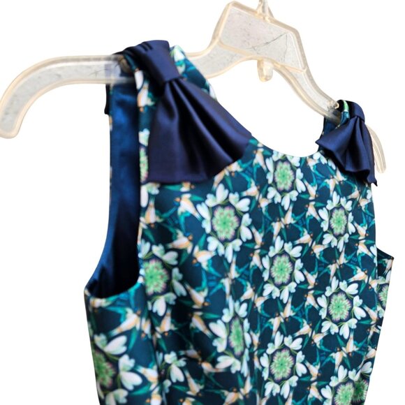 Ted Baker London Sainte Geo Bird Bow Fit & Flare Dress Size 0 - Picture 13 of 16